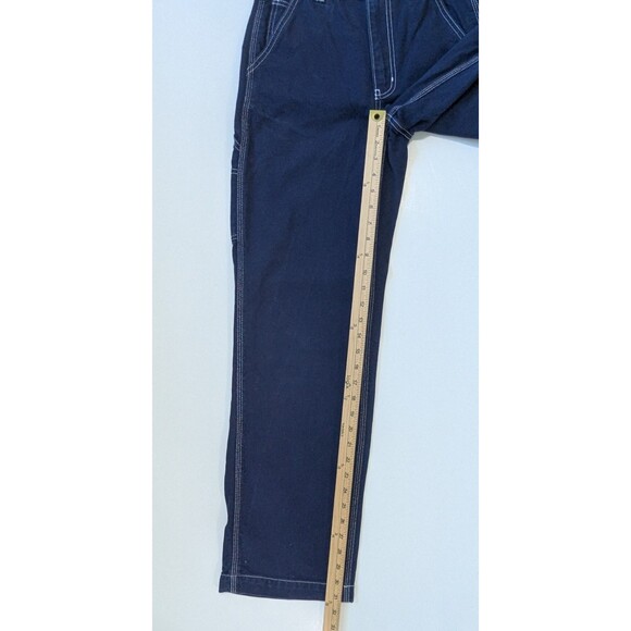 Aritzia TNA Admiral Dark Blue Greenwich Pant High-Rise Carpenter Jeans Size 2 - Picture 4 of 14